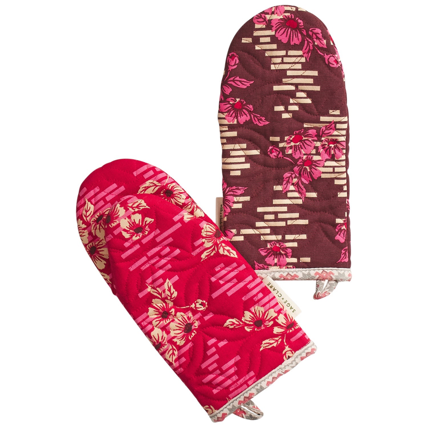 Marta Oven Mitt Set by Sage and Clare