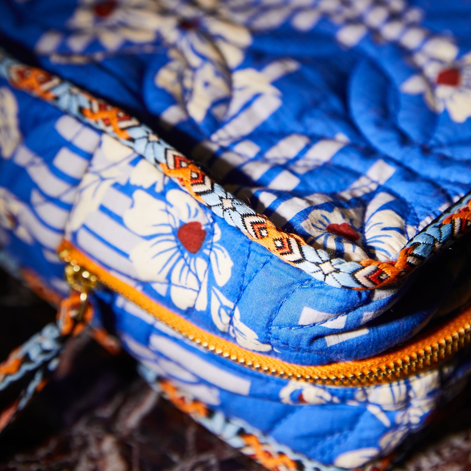 Compact Marta vanity bag lifestyle shot showing grab and go convenience for daily beauty rituals