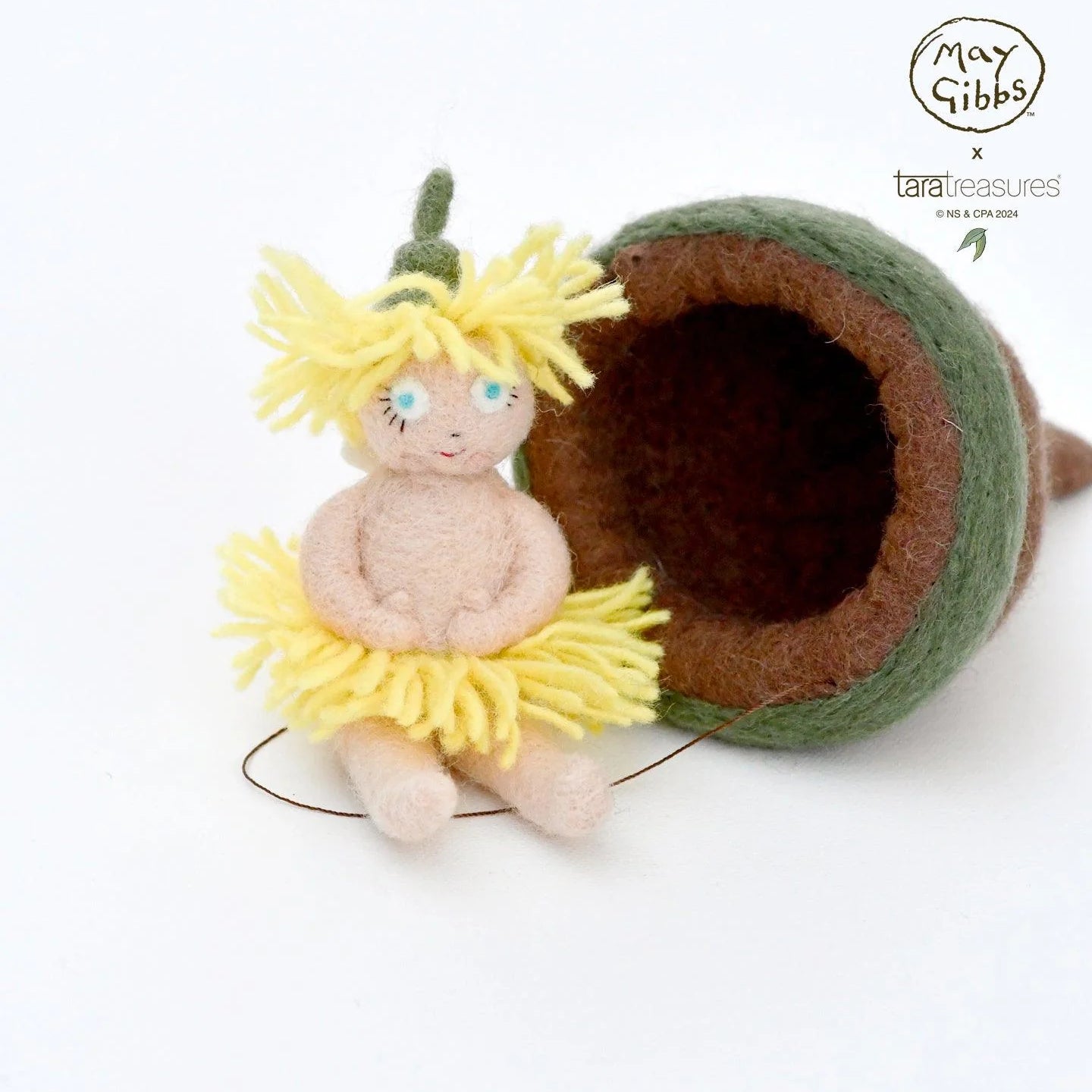 Tara Treasures X May Gibbs Gumnut babies ragged blossom