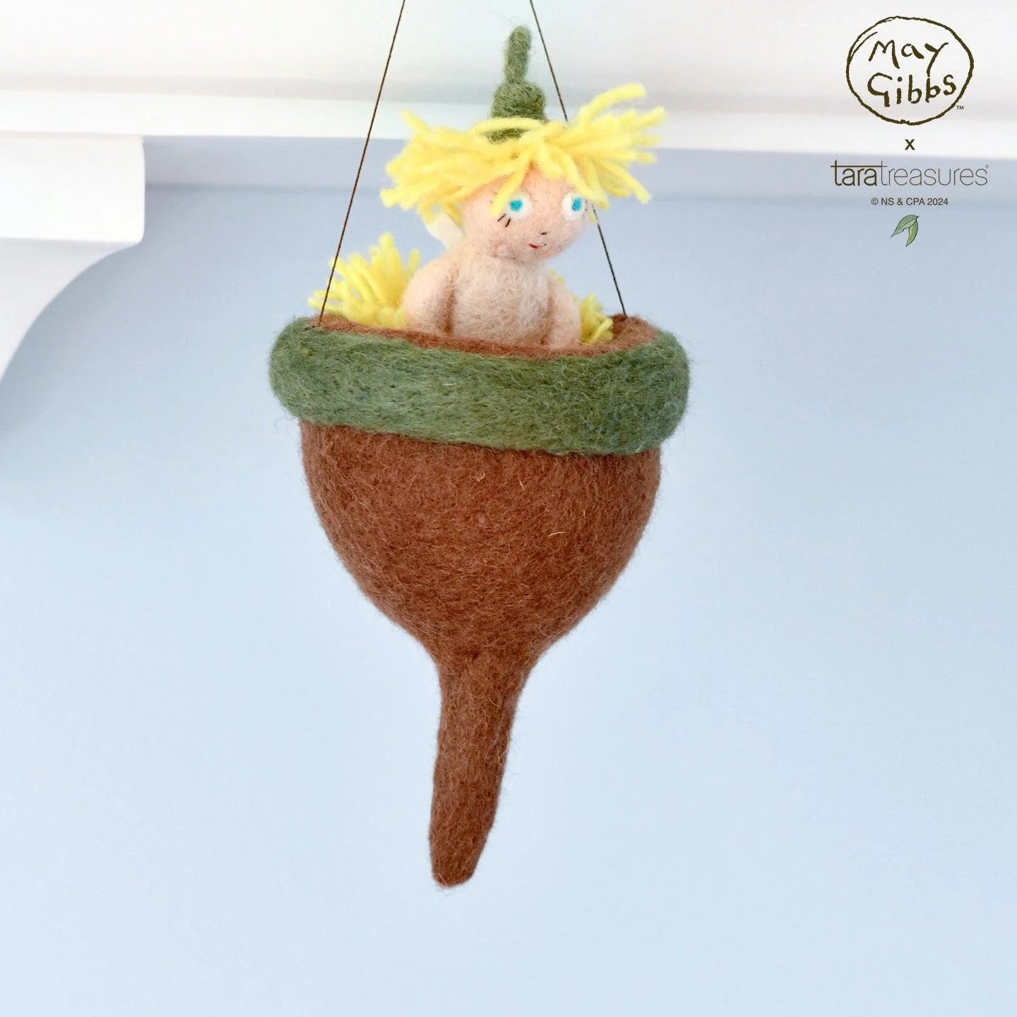 May Gibbs Ragged Blossom Gumnut Baby by Tara Treasures