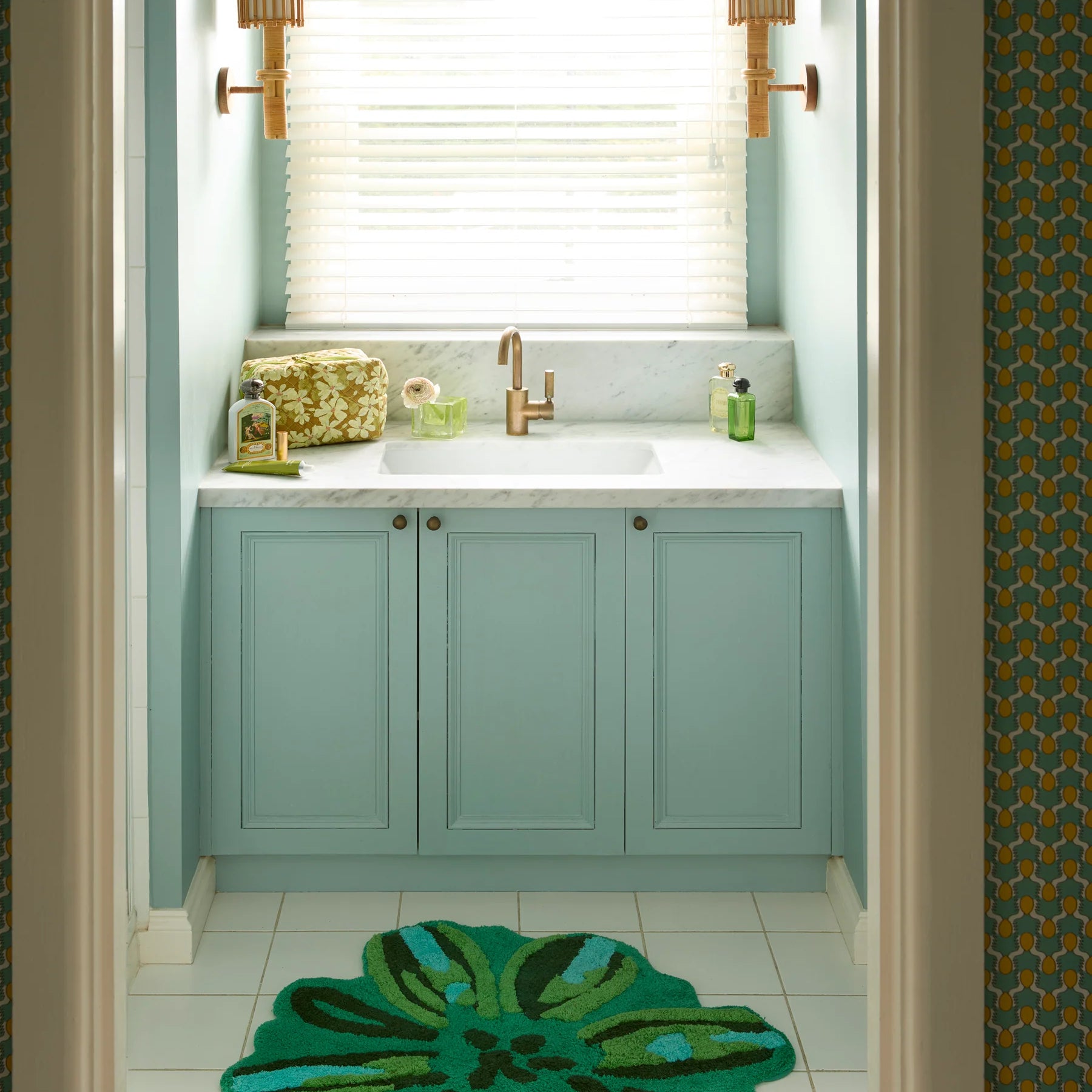 Meadow Green Bath Mat by Bonnie & Neil