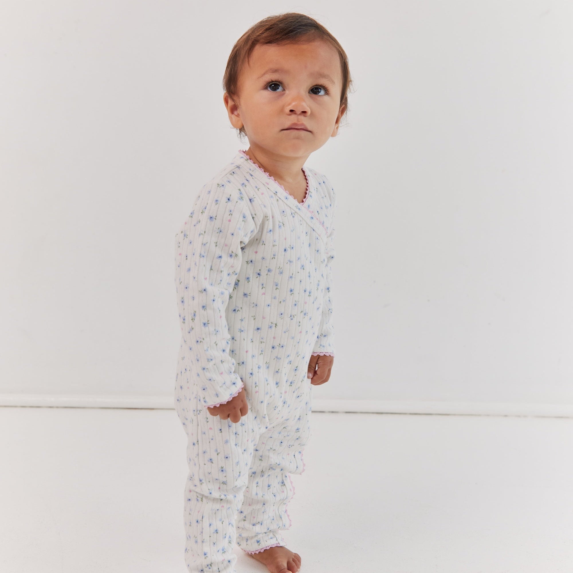 Organic cotton newborn onesie wrap style Australia online