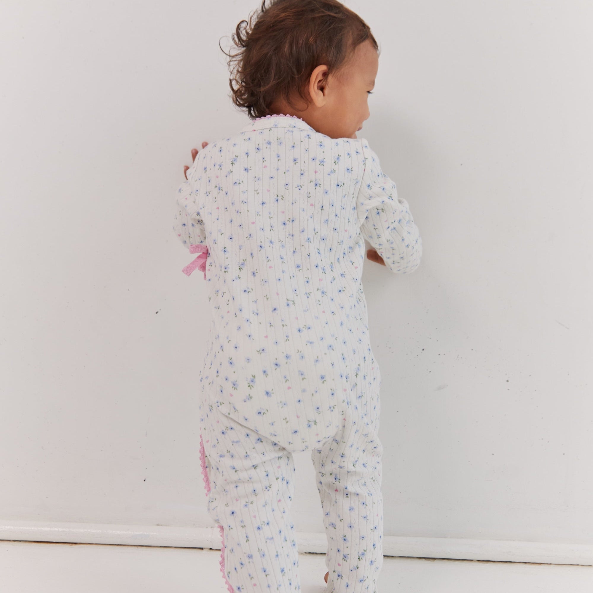 Juni baby clothes ditsy bloom floral onesie long sleeve