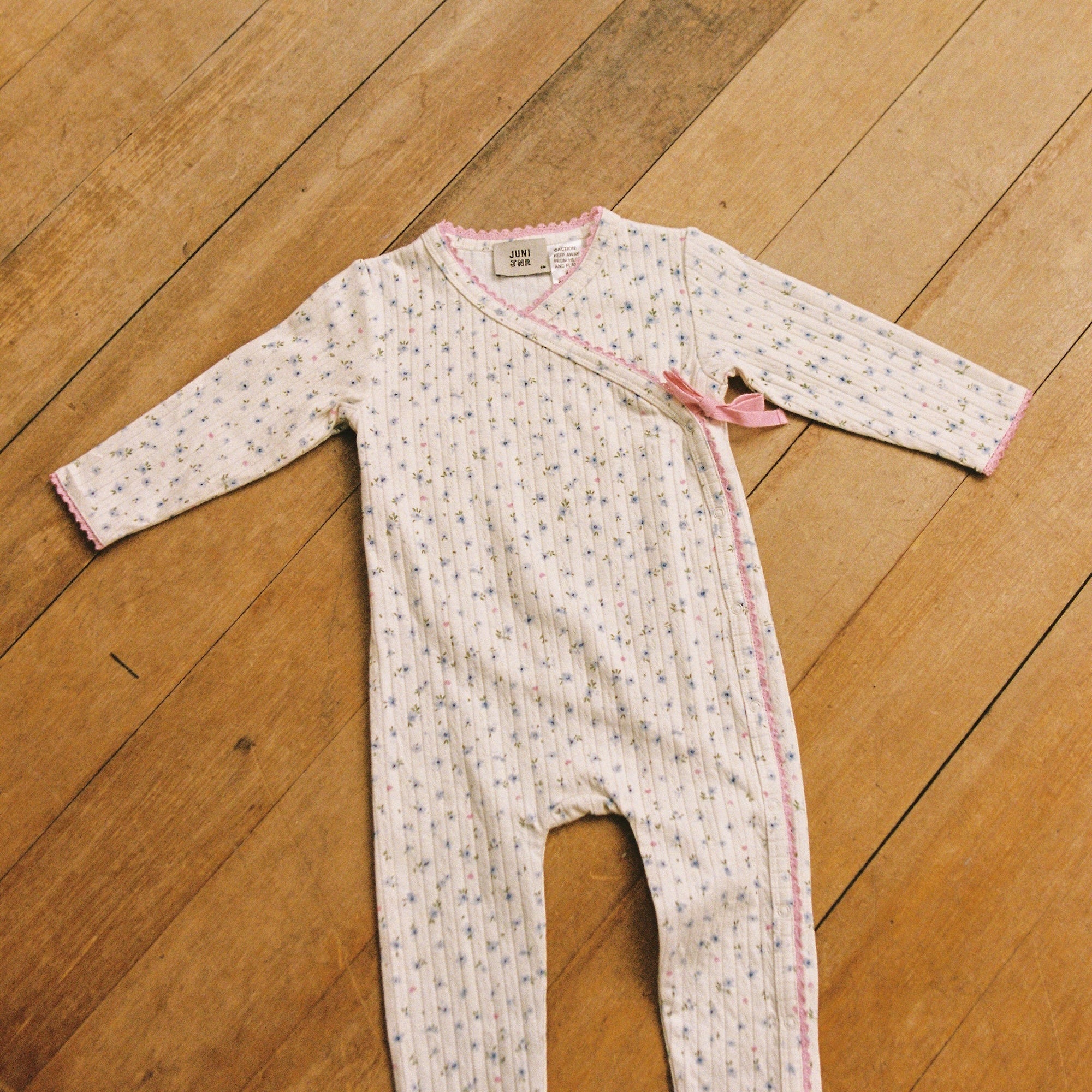 Shop ethical baby onesies pointelle fabric lace trim online