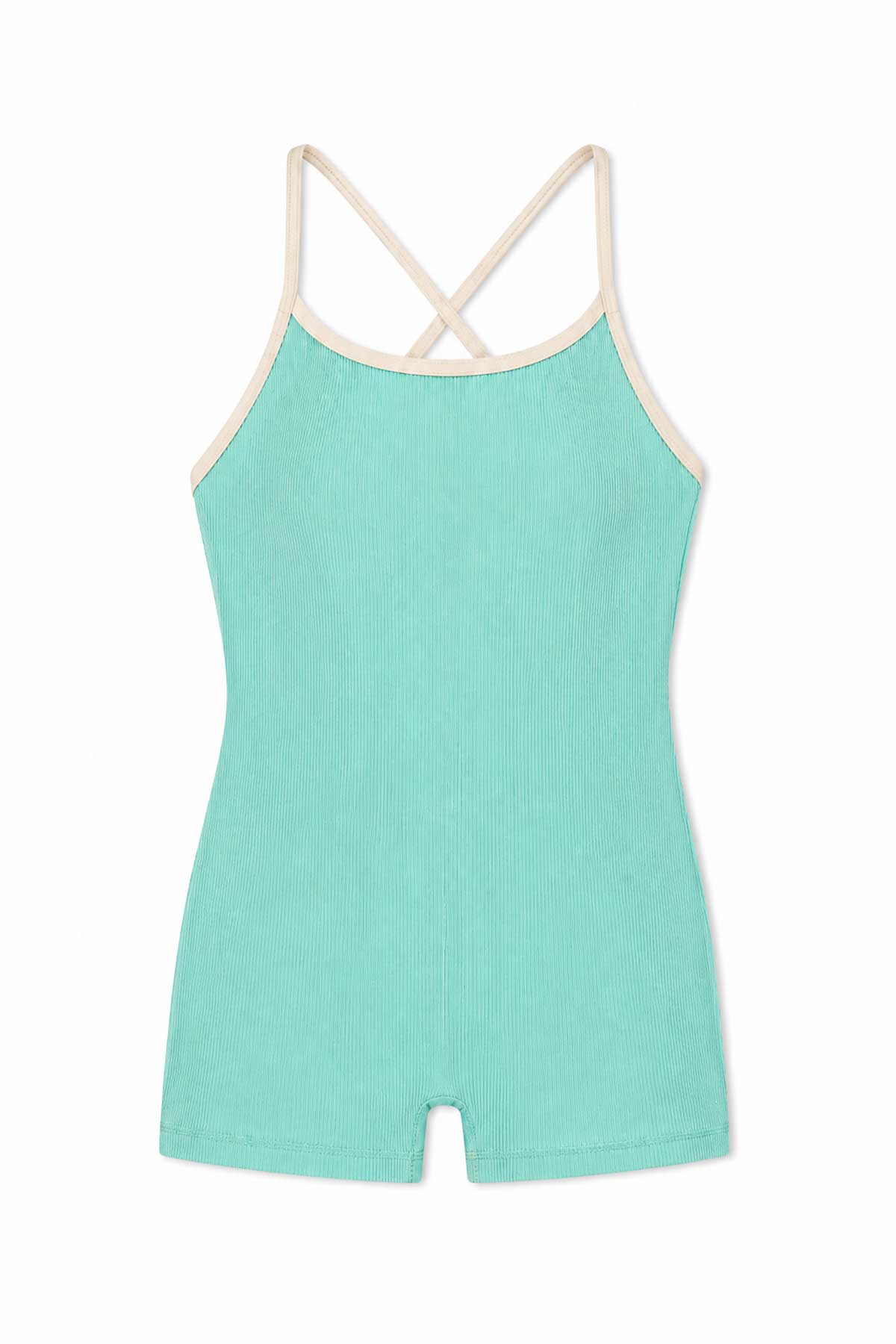 Aqua Mini Stripe Infant Onesie - Aqua by Zulu & Zephyr