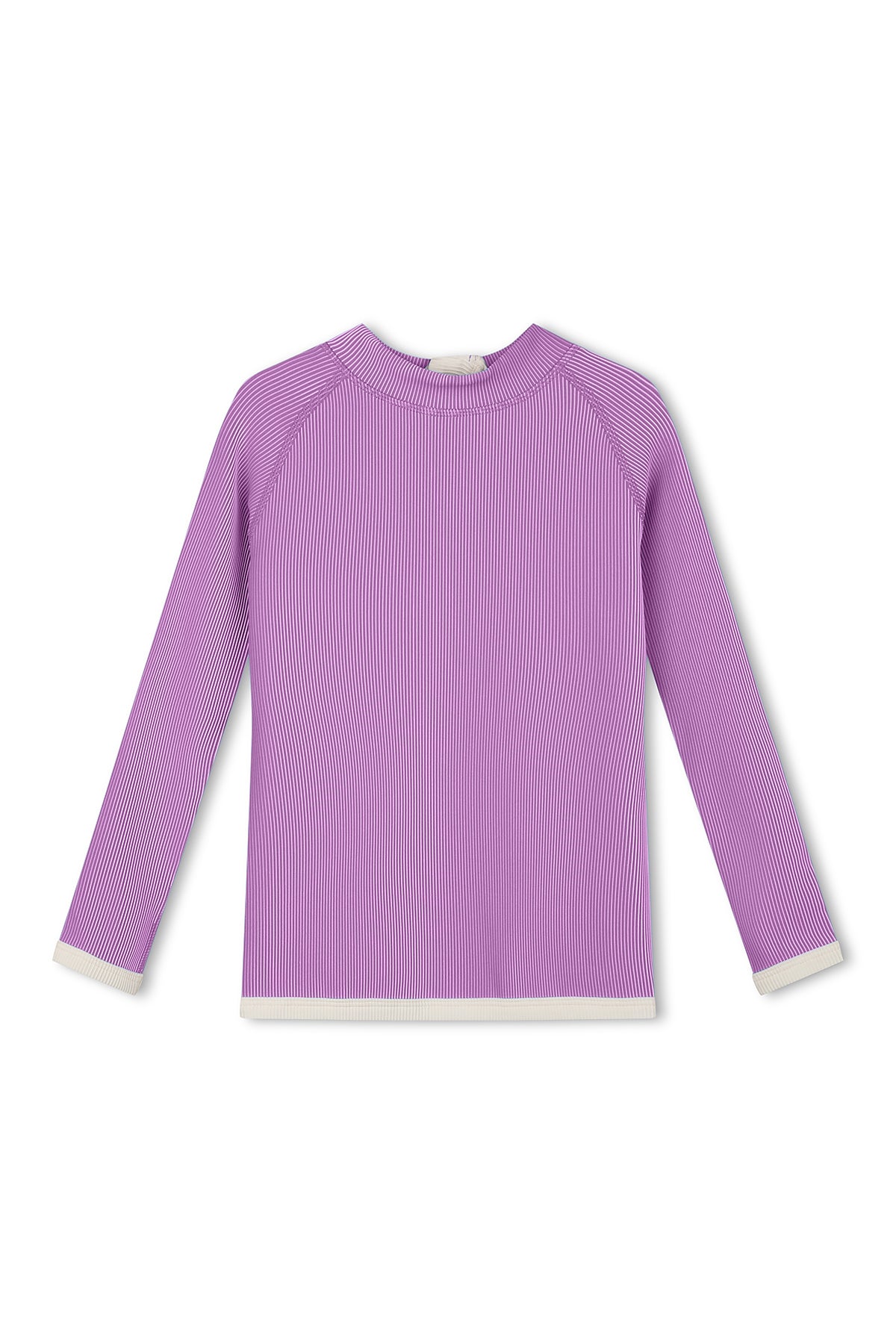 Zulu & Zephyr Lilac Mini Stripe Rashie - Lilac