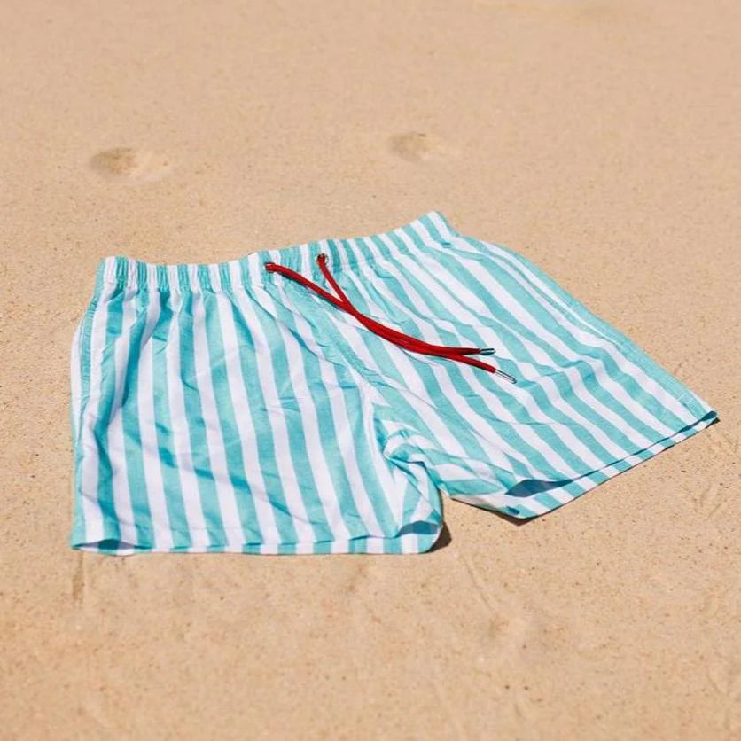 Mint Flare Swim Shorts by Swim Shady