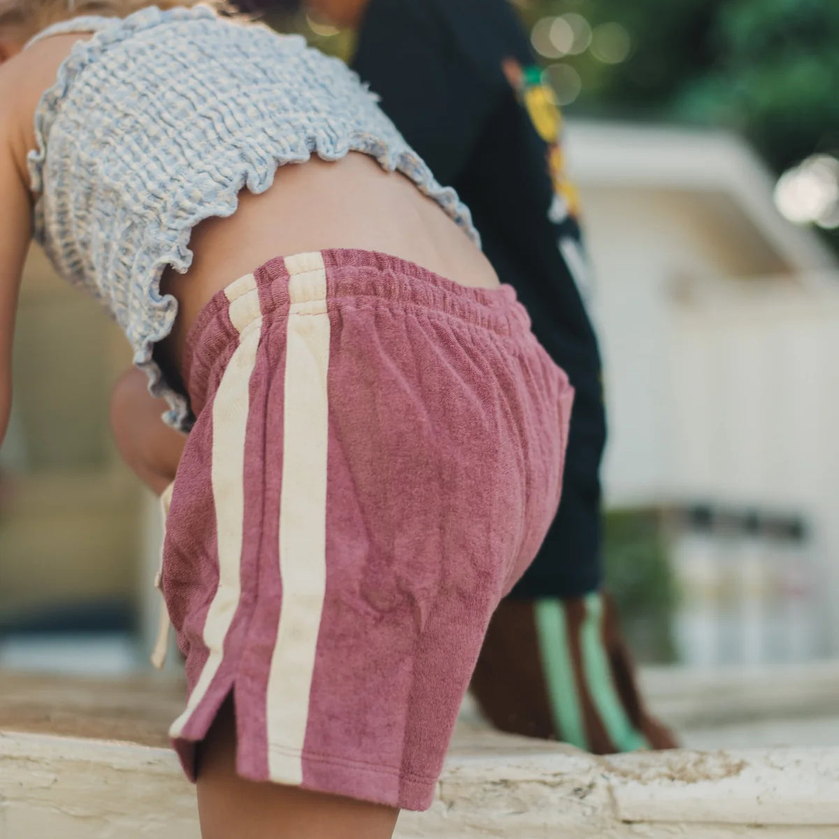 Terry towelling shorts for kids