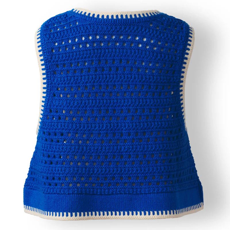 Natalina Kids Knit Top Azure by Sage & Clare