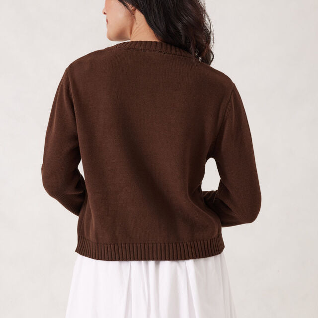 Nelly long sleeve affordable knit cardigan by Cere Life