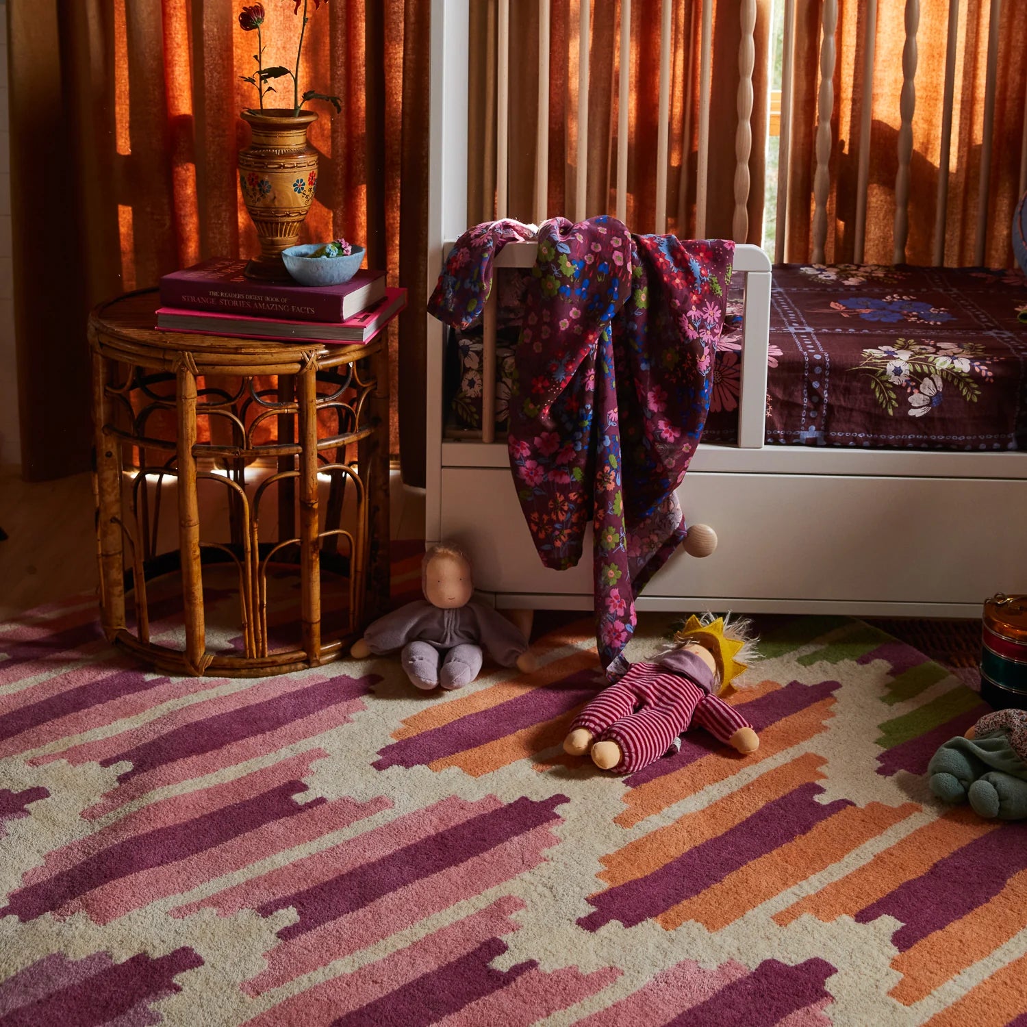 Nisha Zigzag Rug by Sage & Clare made from New Zealand Wool