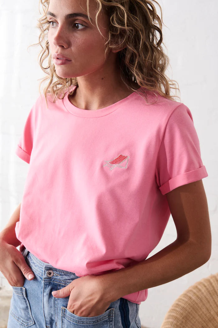 Olivia Tee Sun Lounge – Soft Pink by Kireina