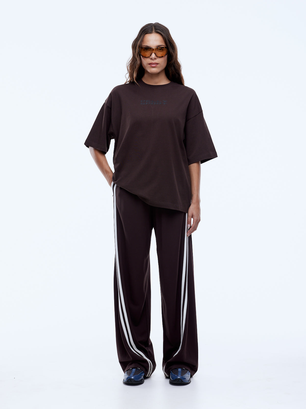 Pelly Sport Star Tee - Washed Cocoa by Ena Pelly