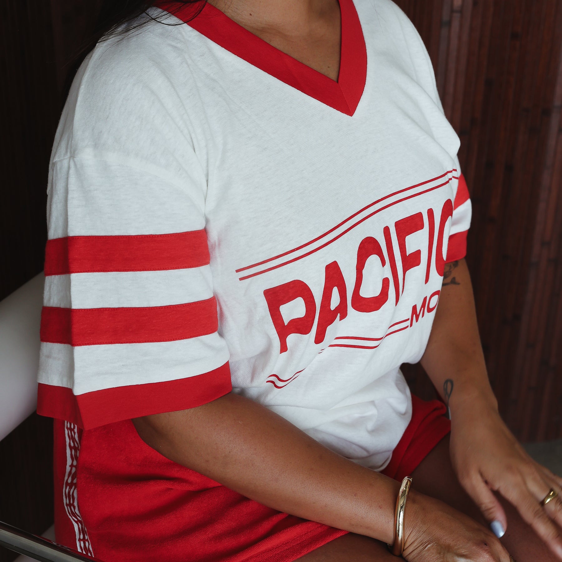 Vintage hemp/cotton tee - Pacifico print by By Billie