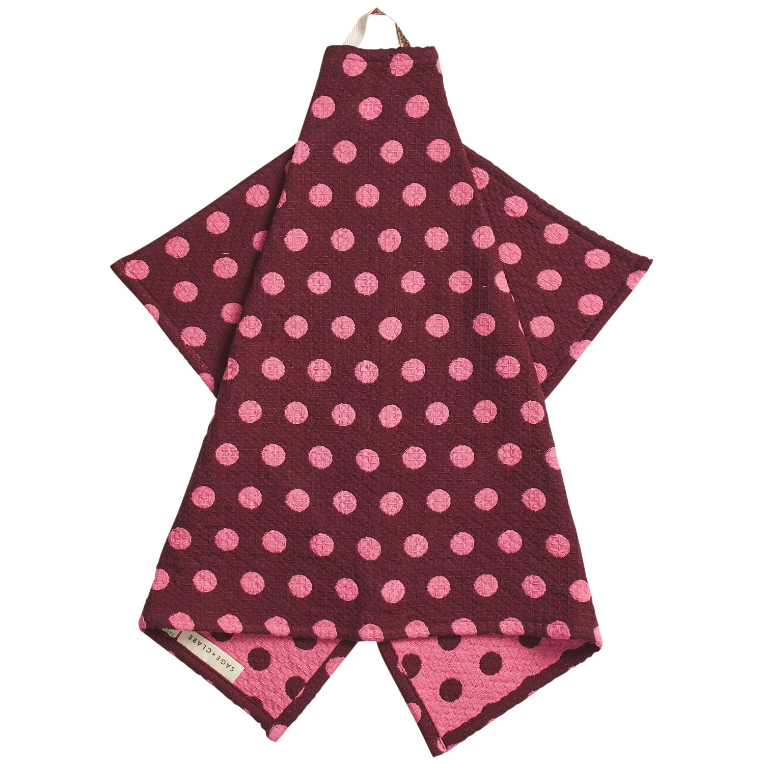 Paige Tea Towel in Rosewood by Sage & Clare