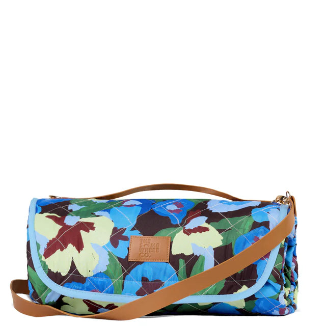Pansy Patch Picnic rug by the somewhere co