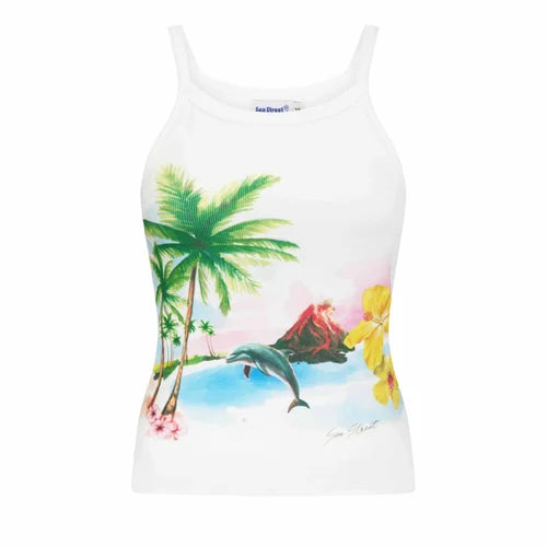 front of Paradise Singlet by Sea Street