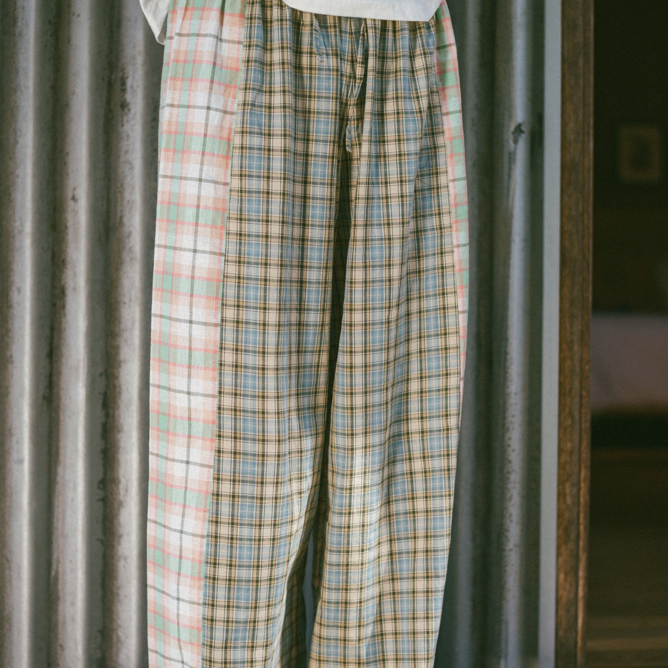 Patchwork Pant in Cottage Plaid | Atmosea