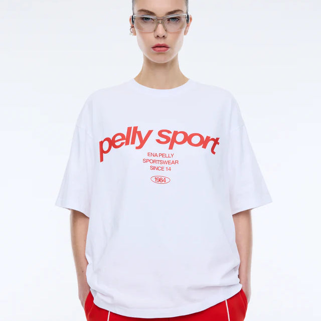 Pelly Sport Tee White by Ena Pelly