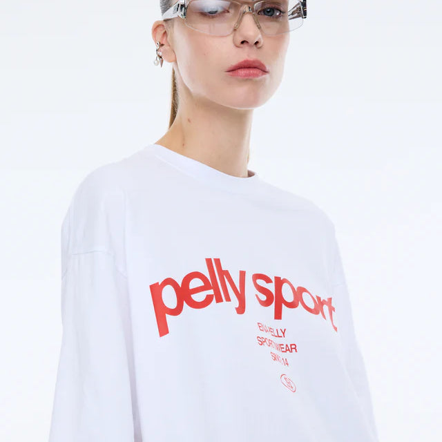 close up of Pelly Sport Tee by Ena Pelly