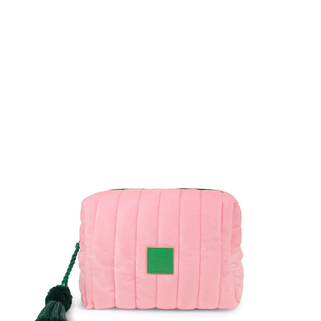 Pink velvet cosmetic case somewhere co