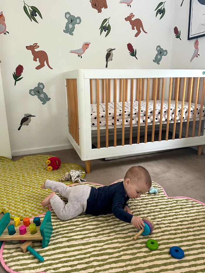 100% cotton baby playmat