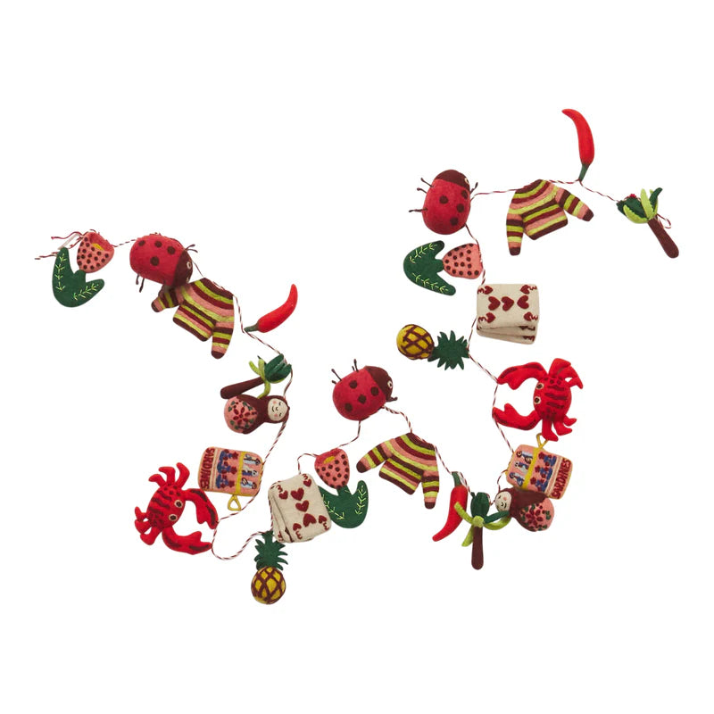 Raffaella Felt Bunting by Sage & Clare