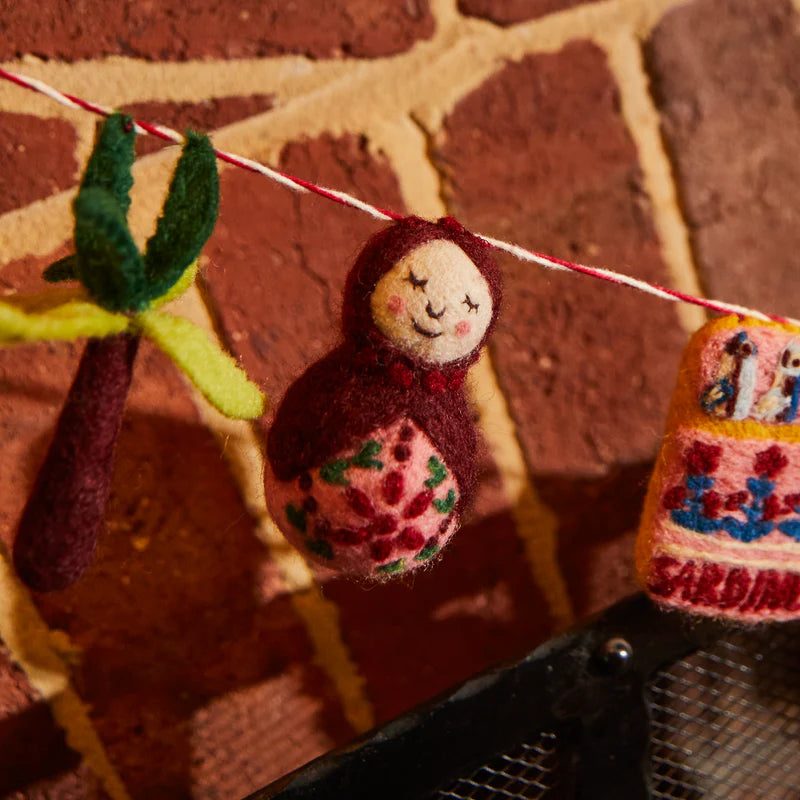 Raffaella Felt Bunting by Sage & Clare