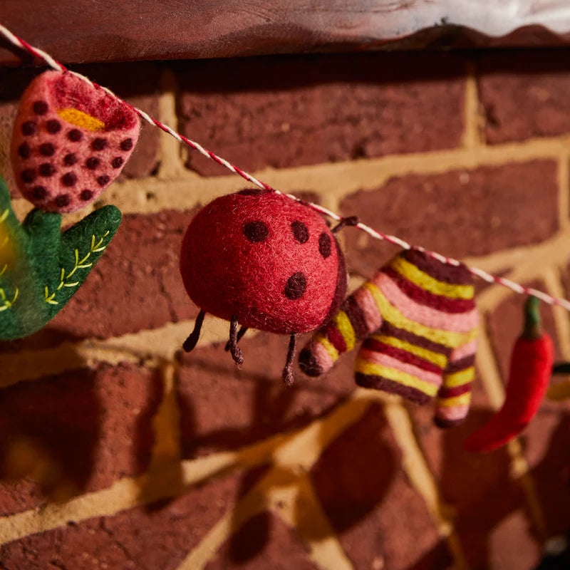 Raffaella Felt Bunting by Sage & Clare