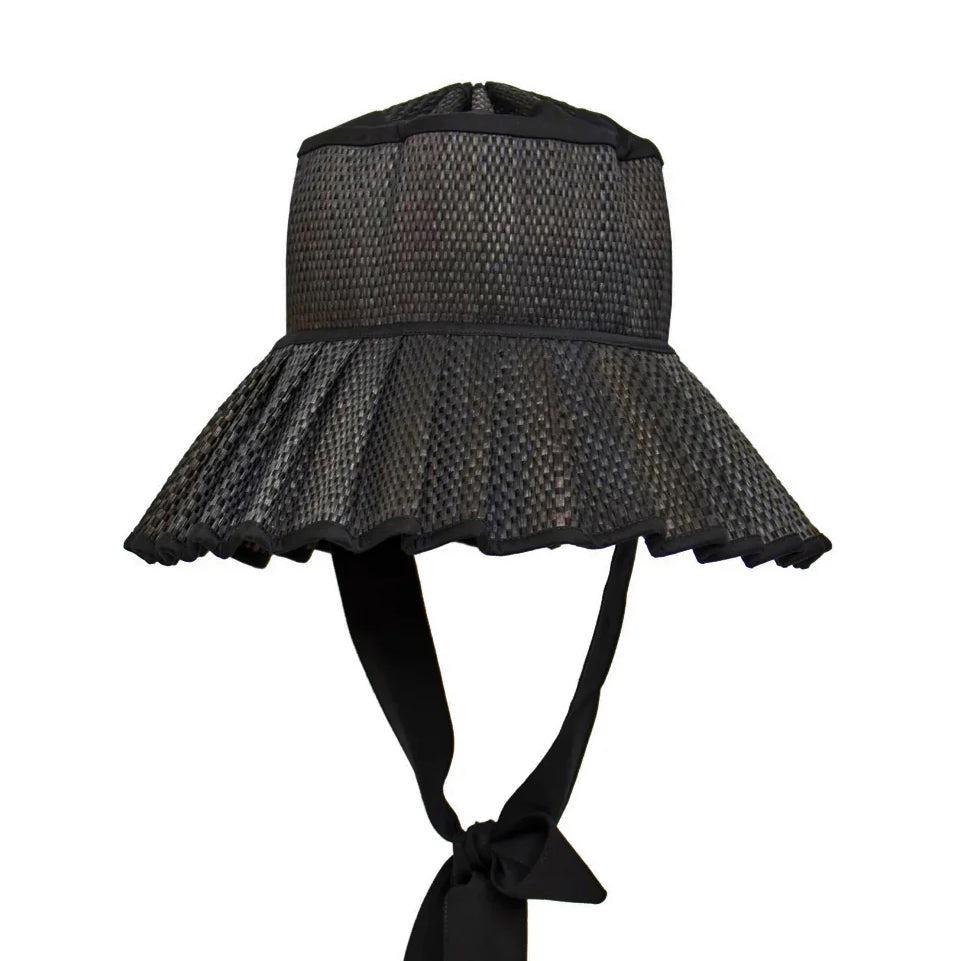 Ravello Positano Black Hat by Lorna Murray