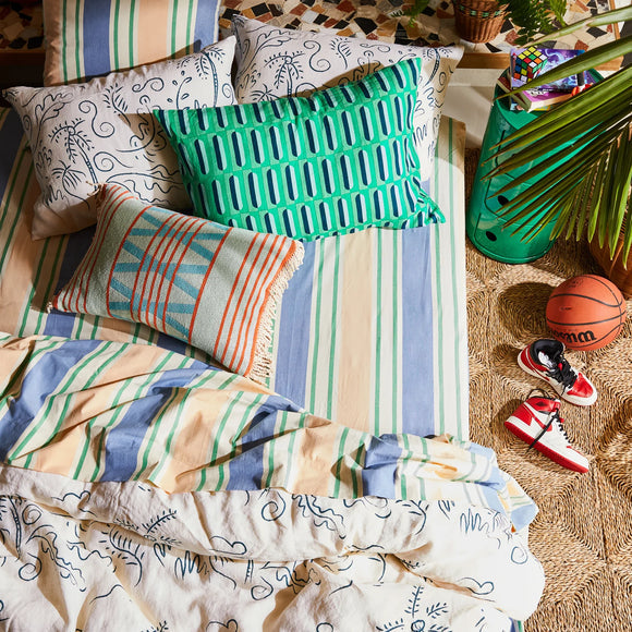 Redondo Linen Pillowcase Set - Perilla by Sage & Clare