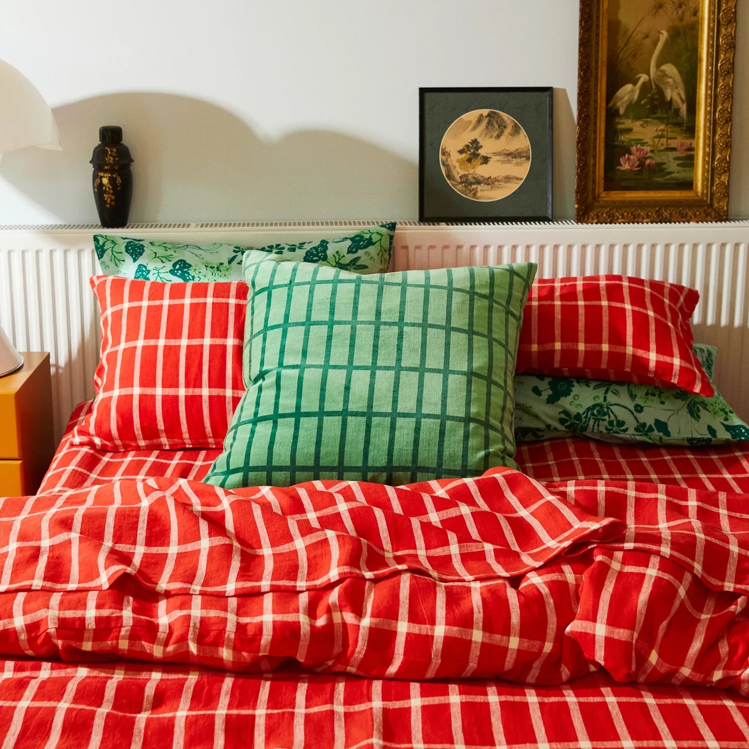 Remi Velvet Cushion - Emerald by Sage & Clare