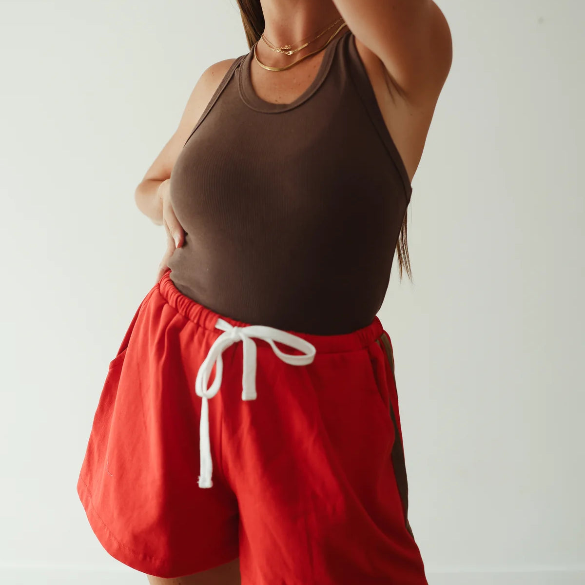 Rib Tank – Walnut Brown by Billie