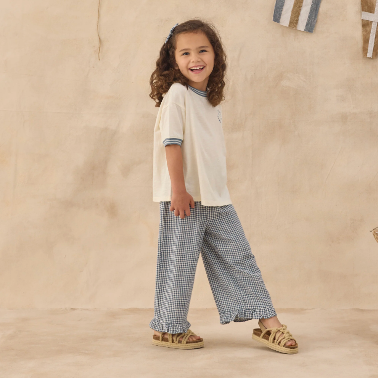 Side view of the Ringer Tee Anchor Bow | Rylee + Cru