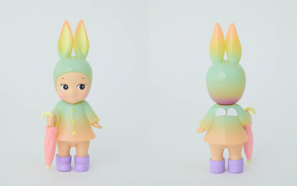 I love rainy day rainbow rabbit