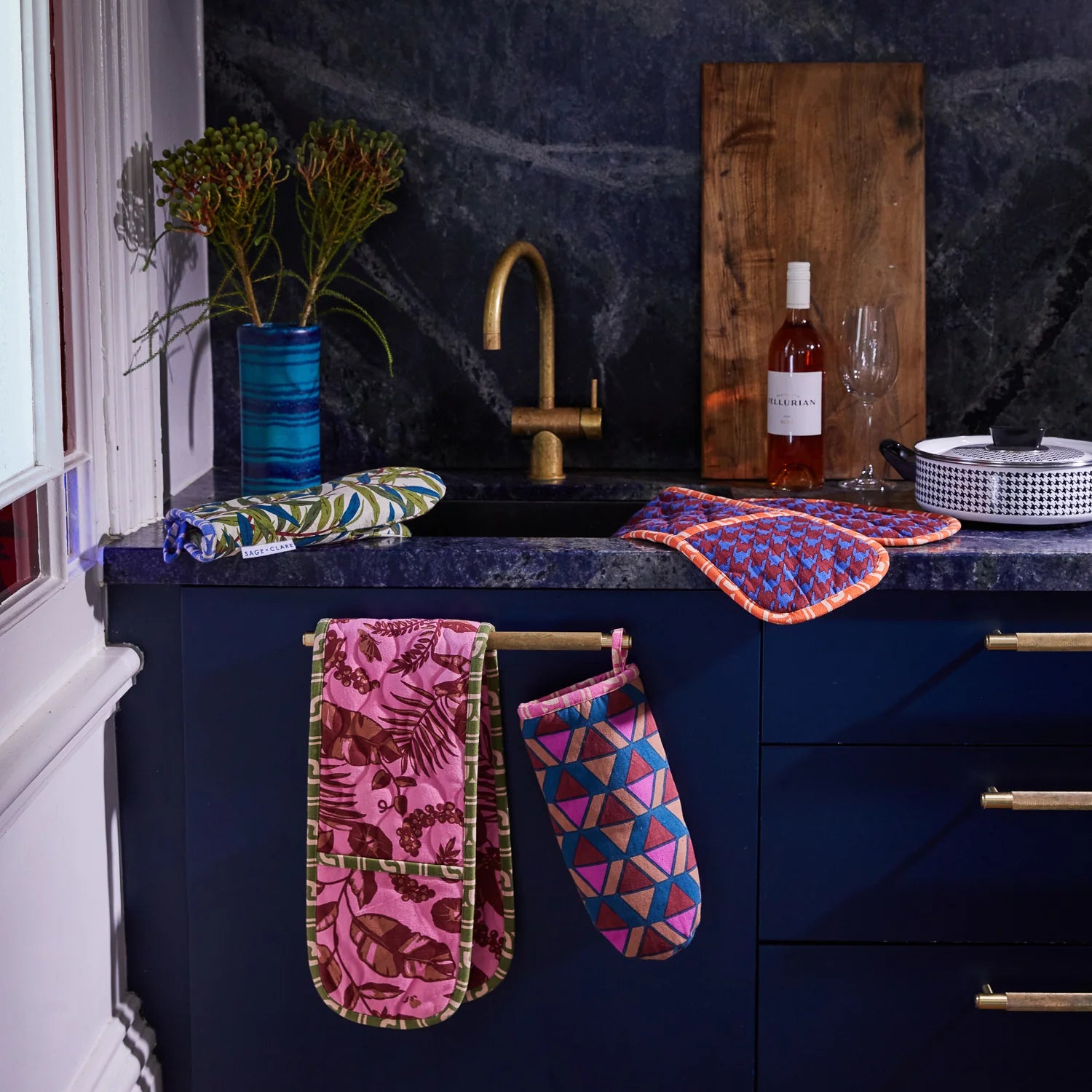 Safia Double Oven Mitt by