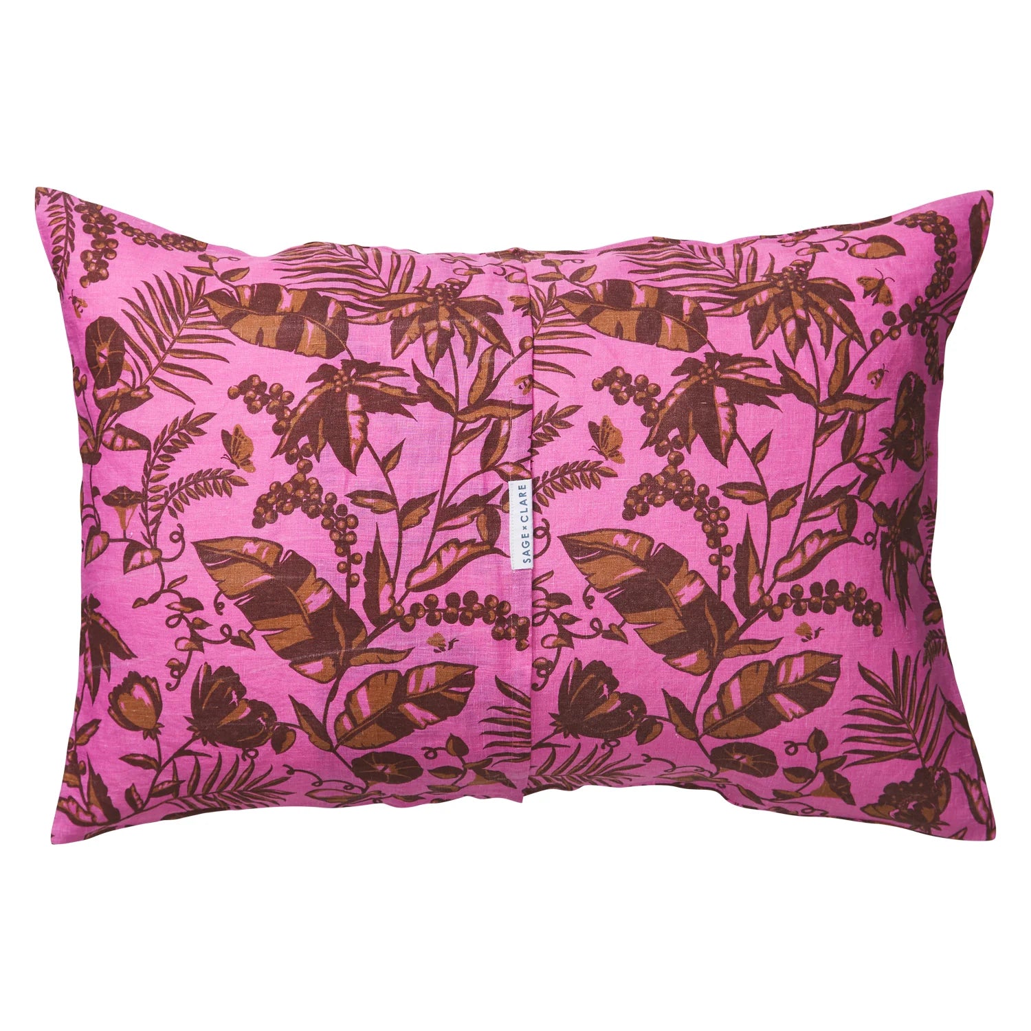 Safia Linen Pillowcase Set Tiramisu By Sage & Clare