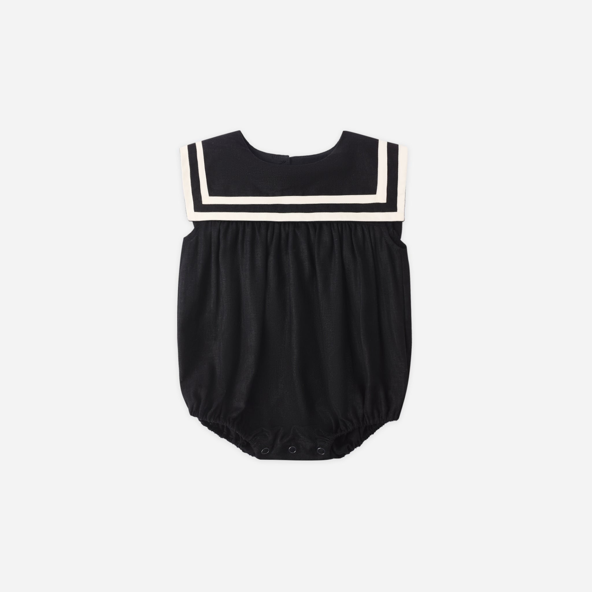 Sailor Romper Black | Rylee + Cru