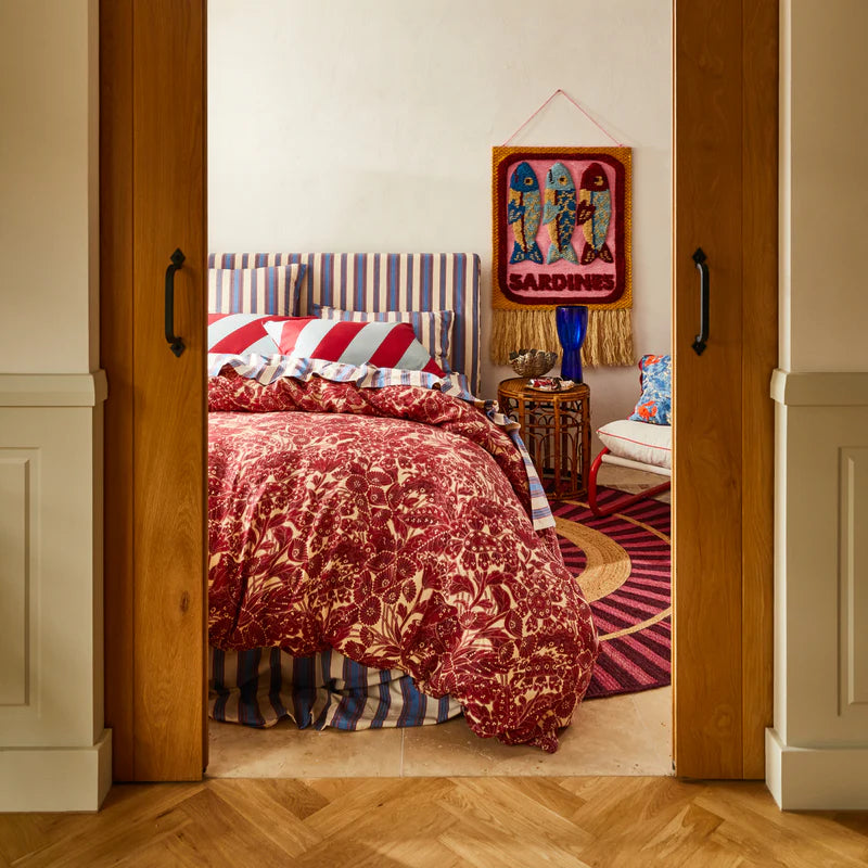 pink sardine wall hanging