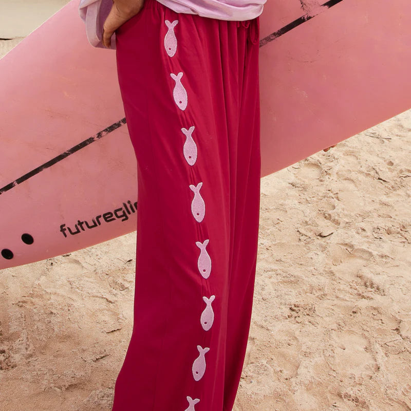 model wearing Sardine Pants by Palm Collective