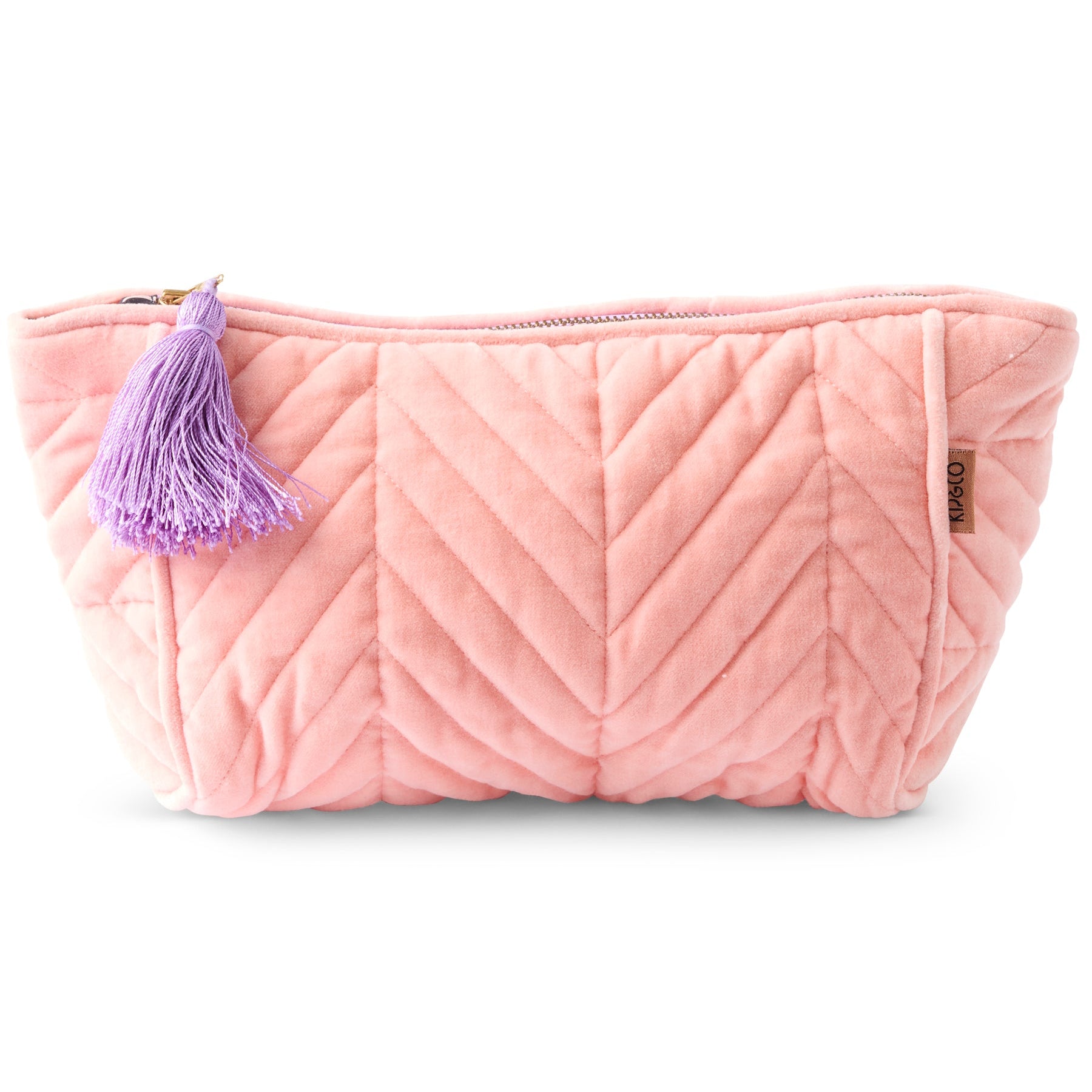 Sherbet Velvet Toiletry Bag by Kip & Co