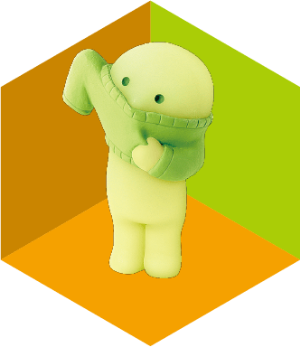 Smiski getting dressed