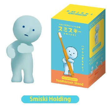 Smiski toothbrush holder holding