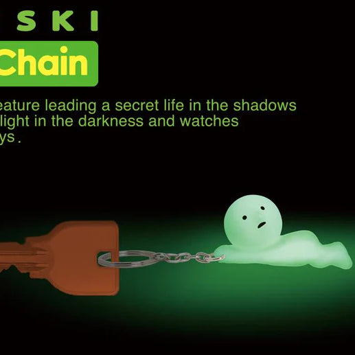 smiski keychain grabbing glowing in the dark