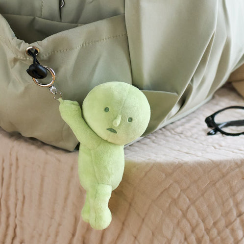 Smiski Plush Key Chain Hanging on