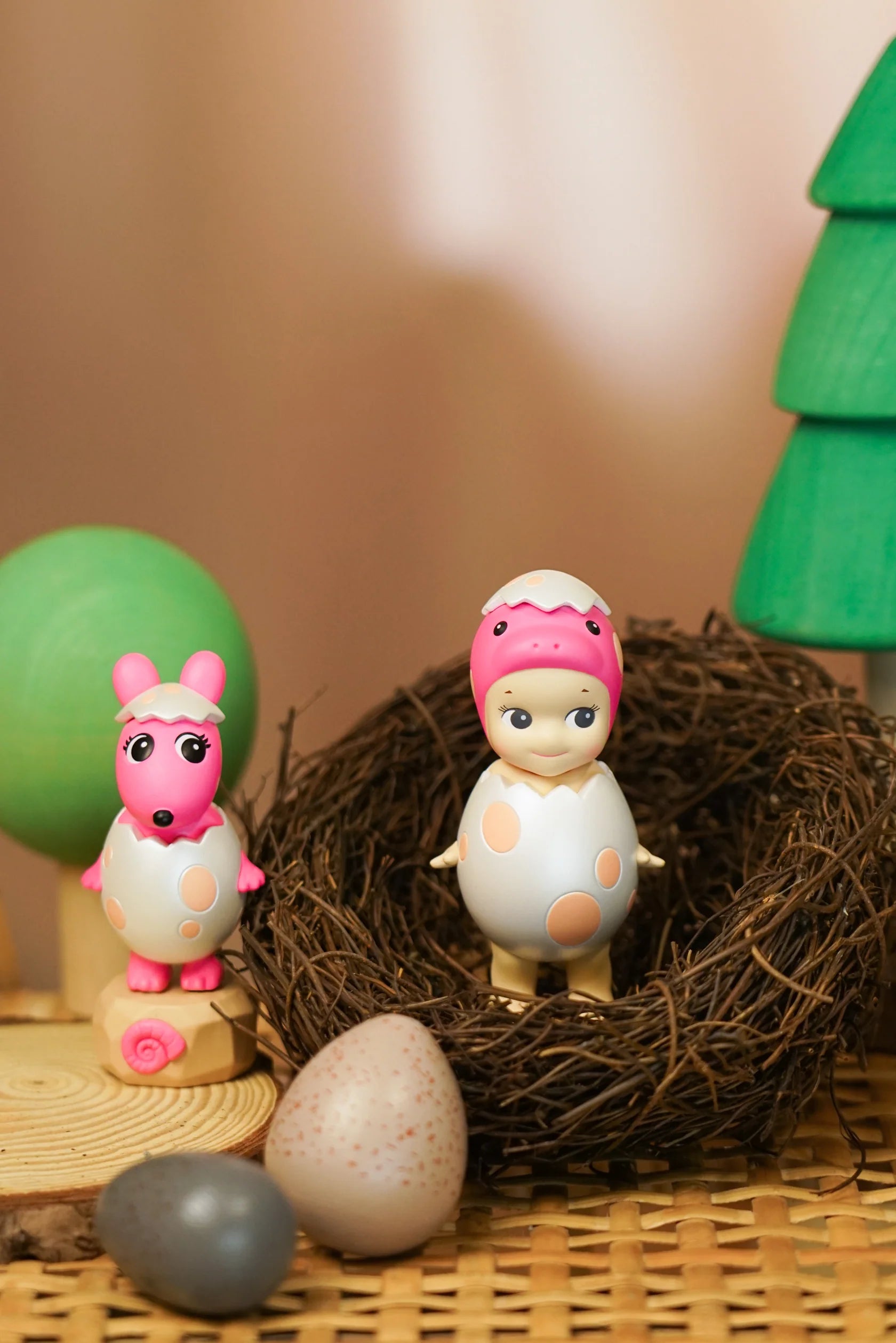 Robby Angel hatching from an egg