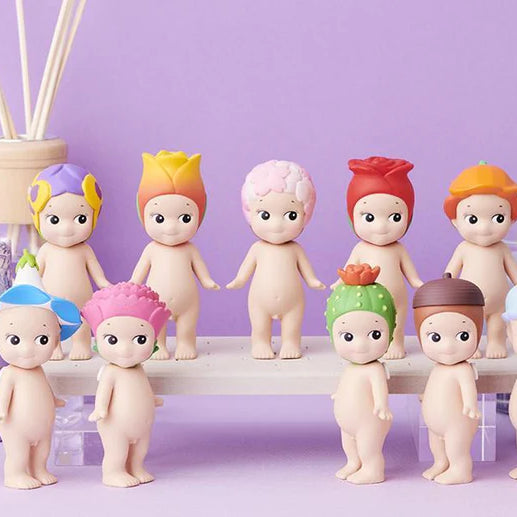 Sonny Angel Minifigures with flower headgear
