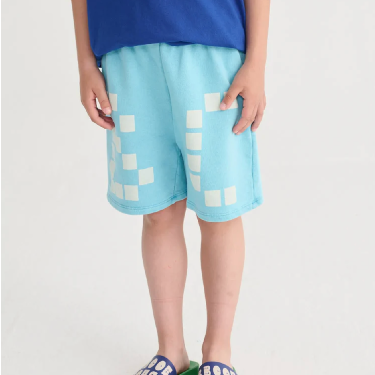 Square Bobo Choses Bermuda Shorts - Light Blue | Bobo Choses