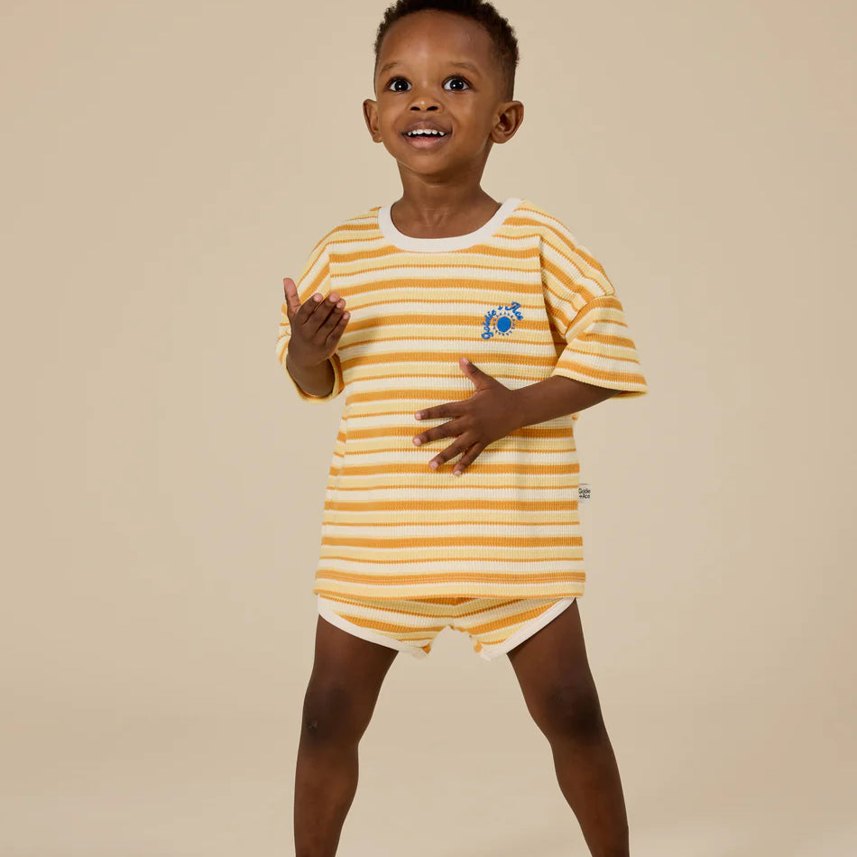 sunshine stripe shorts goldie and ace