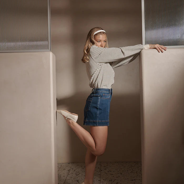 Sydney Short mid wash blue by Kireina